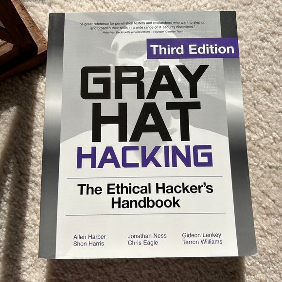 Gray Hat 3rd Edition Ethical Handbook McGraw Hill Paperback 693 Pages - Picture 1 of 16